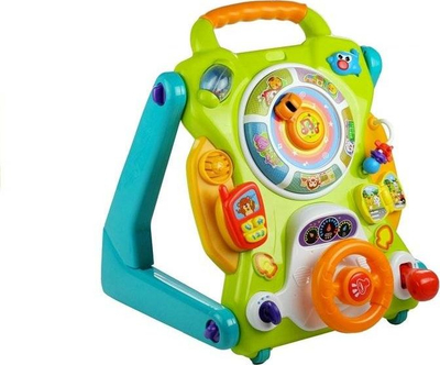 Walker lodër 3 në 1 Magic Slate me panel muzikor edhe tavolinë loje, me ngjyra nga të gjitha
