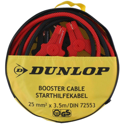 Kabllo startuese makine Dunlop Booster Cable, 25 mm², 3.5 m, kuqe e zezë