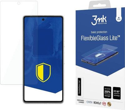 Mbrojtës ekrani 3mk FlexibleGlass Lite për Google Pixel 7a 5G, xham hibrid, transparent