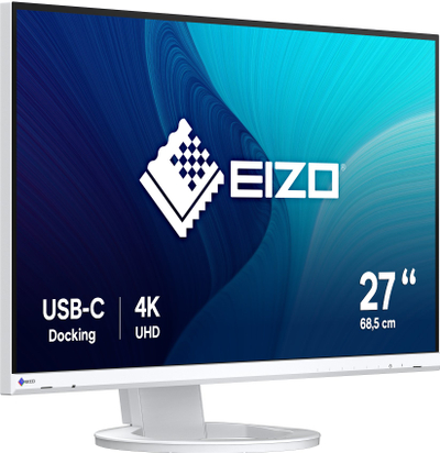 Monitor Eizo FlexScan EV2740S, 27", 4K Ultra HD, i bardhë