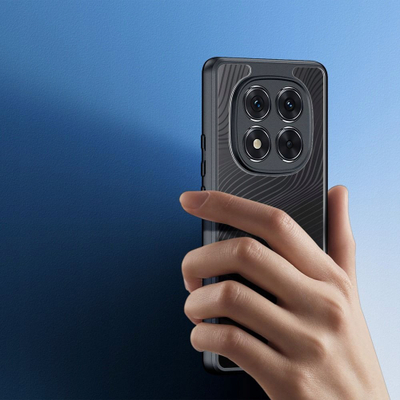 Kapak telefoni Dux Ducis Aimo për Redmi Note 14 Pro 4G, TPU dhe PC, i zi