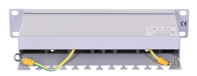 Panel patch Lanberg PPF6-9012-S, 1U 10", 12x RJ45 Cat.6, gri