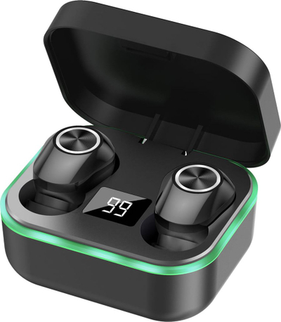 Kufje wireless Platinet PM1030B, in-ear, Bluetooth 5.0, të zeza