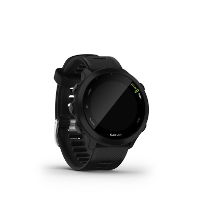 Smartwatch Garmin Forerunner 55, GPS, rezistent ndaj ujit 5 ATM, i zi