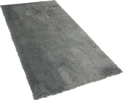 Тепих шаги Beliani EVREN, 80x150 cm, полиестер, светло сив
