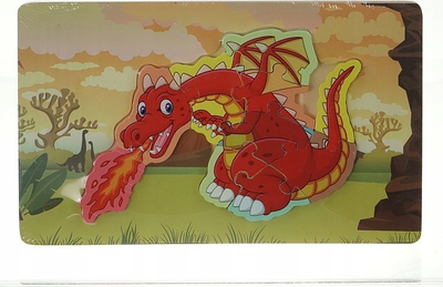Puzzle Adar, 30x18cm, për kalamaj, shumëngjyrësh