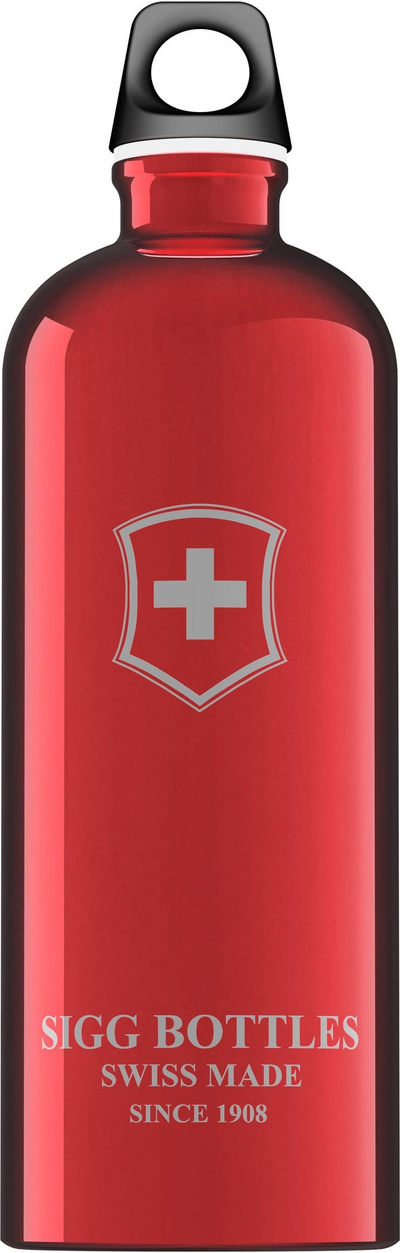 Алуминиумска шише SIGG Bottle Alu Mountain Red, 1000ml, црвена