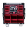 Kuti veglash Keter Tool Box 237006, 18 ndarje, kapak transparent, gri