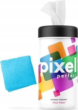 Peceta pastruese për ekran ITDusters Pixel Perfect, 50 copë, me leckë mikrofibre, me ngjyra të ndryshme