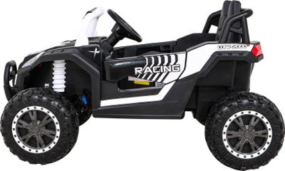 Makina elektrike për kalamaj Buggy Racing, 4x45W, rrota EVA, me pult, LED, e kuqe