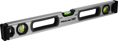 Nivel PROLINE HD 120 cm, 3 flluska, magnetik, alumini