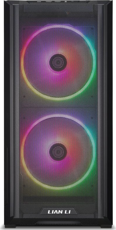 Kuti kompjuteri Lian Li LANCOOL 216 RGB, midi tower, xham i temperuar, e zezë