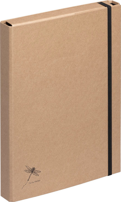 Kuti arkivimi PAGNA Collection Box A4 Pur, mbyllje me gomë elastike, ngjyrë natyrale kartoni