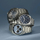 Orë dore Fossil Everett Chronograph, 44mm, navy, argjendi