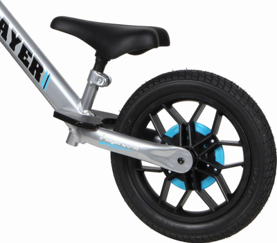 Biçikletë pa pedale Qplay Player, me goma EVA 12", blu