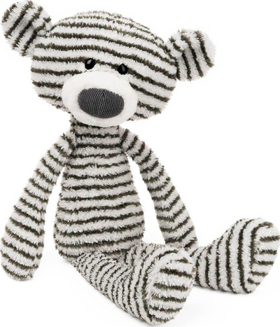 Arush pelushi GUND Stripe Toothpick Teddy, 38 cm, me vija, bardh e zi