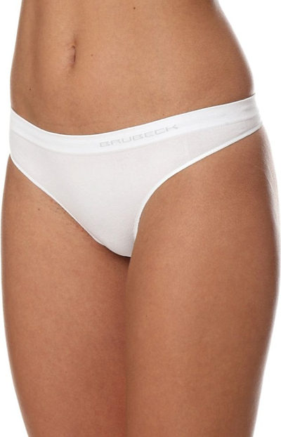 Tanga për goca Brubeck TH00182A Comfort Cotton, pa qepje, përditshme, e bardhë