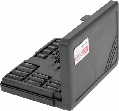 Set ekstraktorësh bulonash KS Tools 150.1305, 25 copë, në kuti plastike, i zi
