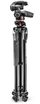 Tripod Manfrotto 290 Dual MK290DUA3-3W, alumin, me kokë 3 drejtime, i zi
