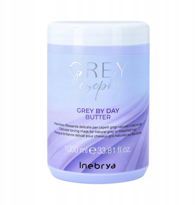 Maska për flokë Inebrya Greylosophy Grey By Day Butter, 1000 ml