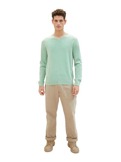 Bluzë për meshkuj Tom Tailor Regular Fit, e gjelbër