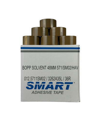 Shirit ngjitës Bestpak BSTech, solvent, 48mm x 66m, gri