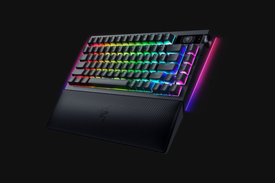 Tastierë gaming Razer BlackWidow V4 Pro 75%, mekanike, me ndriçim RGB, e zezë