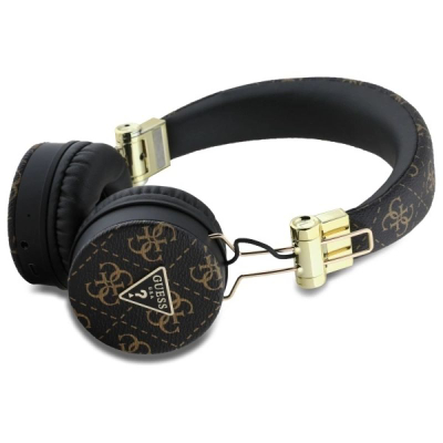 Kufje Bluetooth Guess GUBH70E4PTMK, on ear, ENC, të zeza