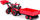 Traktor lodër Polesie BELARUS 91871, me ngarkues dhe rimorkio, i kuq