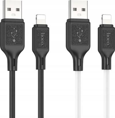 Kabllo kariku Hoco PD, USB C në Lightning, 1m, e bardhë