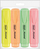 Markerë tekstnënvizues Mistral Pastel Highlighters, set 4 copë, me maje të pjerrët, shumëngjyrësh