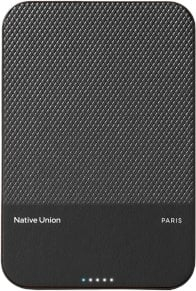 Power bank Native Union ReClassic, 5000mAh, Qi2 magnetik, e zezë