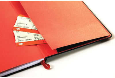Ditar Black n' Red A5, 144 faqe, me vija, i zi kuqe