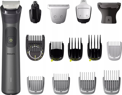 Trimmer multifunksional Philips Series 7000, 15 në 1, 26 shkallë gjatësie 0.5–20 mm, i zi