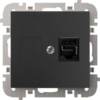 Prizë rrjeti RJ-45 Elektro-Plast Santra 4148-19, UTP Kat 5e, e zezë