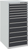 Sirtar 1450 x 695 x 695 mm, 12 hapësira, V150