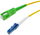 Kabllo optike FTTH SC APC në LC UPC OS2, single mode 9/125, simplex 5m, e verdhë