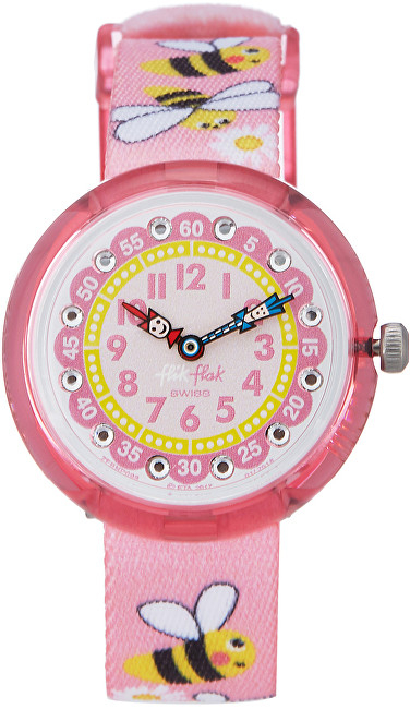 Orë dore Swatch Flik Flak Daisy Bee ZFBNP098