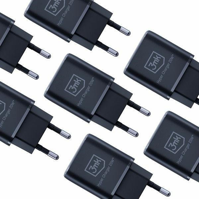 Karikues muri 3MK Hyper Charger 20W, 2 porta USB e USB-C, i zi