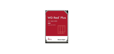 Hard disk i brendshëm WD Red Plus 4TB, NAS, 3.5", i kuq