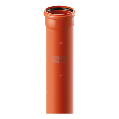 Tub kanalizimi i jashtëm Magnaplast KGEL, PVC-U 250mm, 6000mm SN8, portokalli