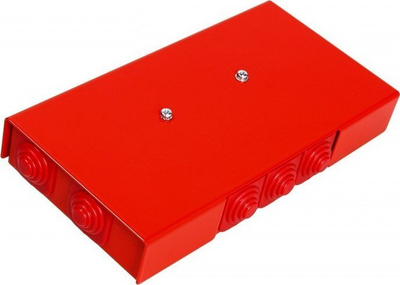 Kuti zjarrduruese Simet Fireproof Box E90, metalike, ngjyrë e kuqe