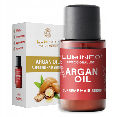 Serum për flokë LUMINEO, me vaj argani, 20 ml