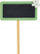 Pllakëza druri MFP Wooden Plaque, set me 6 copë, 14 cm, jeshile