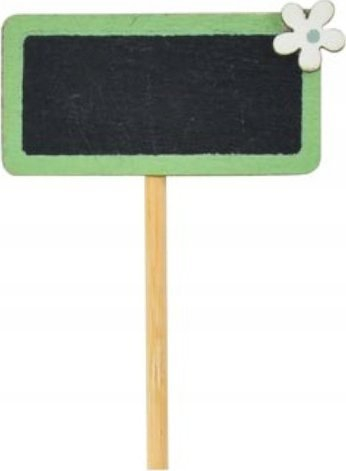 Pllakëza druri MFP Wooden Plaque, set me 6 copë, 14 cm, jeshile