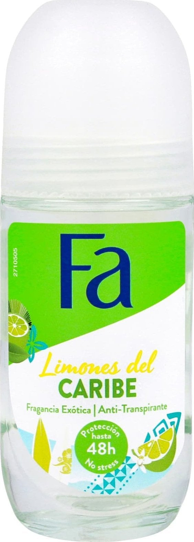 Deodorant roll-on Fa Caribbean Lemon për femra, 50ml