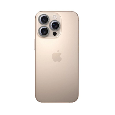 Mbrojtëse lente kamere Joyroom JR-MSF0305 për iPhone 16 Pro Max, xham Corning 0.3mm, Natural Titanium