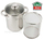 Tencere për avull KingHoff KH-3321, inox, 20cm, argjendtë