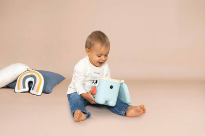 Игра со клинови Smoby Little Cubo Kaboom, 15 делови, со фигури на животни, многуобојна