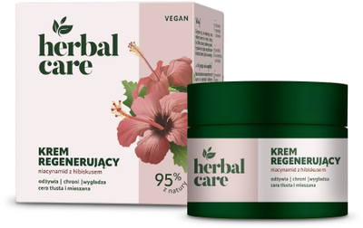 Krem fytyre Farmona Herbal Care Niacinamide & Hibiscus, rigjenerues, 50 ml